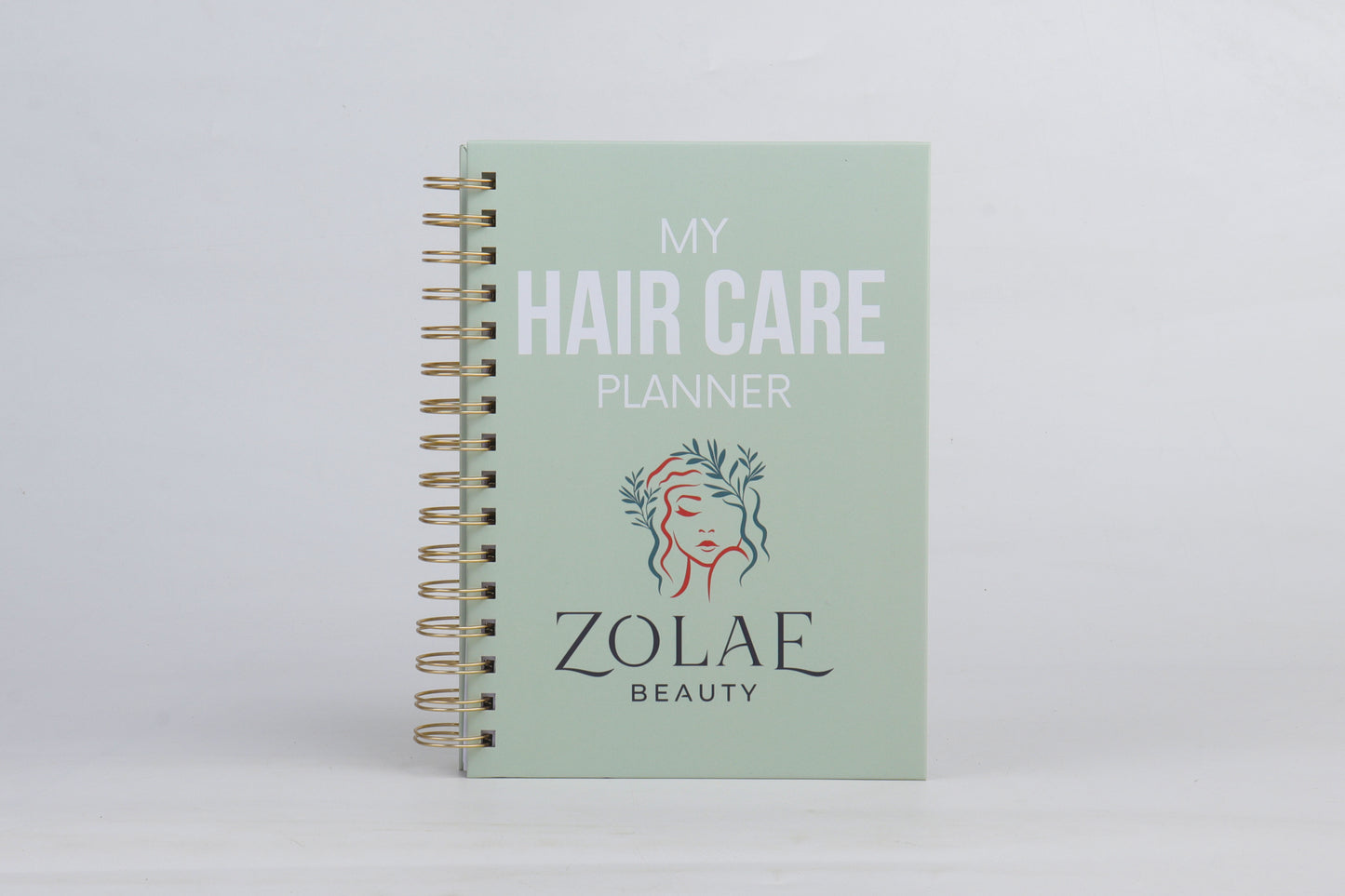 Zolae Beauty My Hair Care Planner Bundle - 7x9 Inch Spiral Bound Organizer for Tracking Wash Days Growth & Healthy Hair Routines