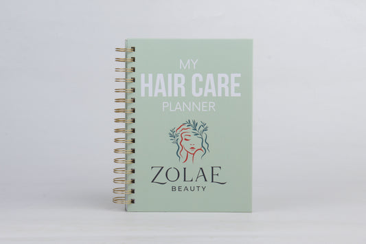 Zolae Beauty My Hair Care Planner Bundle - 7x9 Inch Spiral Bound Organizer for Tracking Wash Days Growth & Healthy Hair Routines