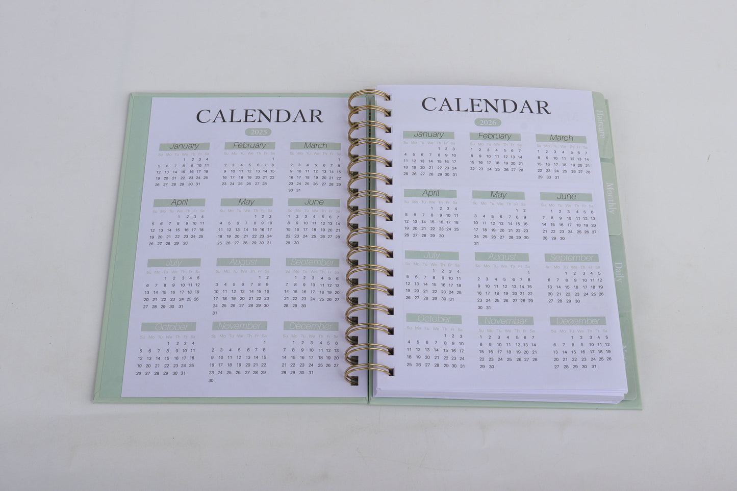Zolae Beauty My Hair Care Planner Bundle - 7x9 Inch Spiral Bound Organizer for Tracking Wash Days Growth & Healthy Hair Routines